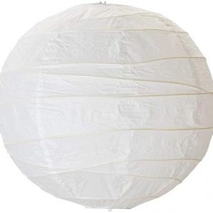 2 X IKEA REGOLIT – Pendant lamp shade, white – 45 cm