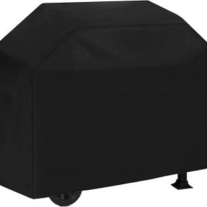 Chusstang Grill Barbecue Cover, Gas BBQ Cover waterproof Barbecue Cover Outdoor Gas BBQ Grill Cover Windproof, Dust Protection, Rip-proof & UV Protection with Storage Bag(147x60x112CM)