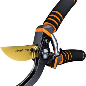 JiveSnip Premium Titanium Garden Secateurs – Professional Bypass Pruning Shears for Plants, Hedges, and Flowers
