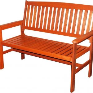 Kingfisher 2-Seater Hardwood Garden Patio Bench