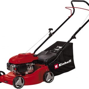 Einhell GC-PM 40/1 Petrol Lawnmower — 40cm Cutting Width, 45L Grass Box, 3 Cutting Height Levels — Easy To Start, Walk-Behind Lawn Mower With 4-Stroke Engine