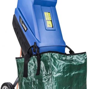 Hyundai Electric Garden Shredder, 2400w, 230v, 4200rpm speed, Portable with 10m Power Cable, Detachable collection bag and 3 Year Warranty