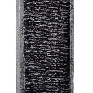 Teamson Home Garden Water Feature with LED Lights and Pump, Large Garden Water Fountain, Indoor and Outdoor Straight Waterfall Fountain, Slate Effect