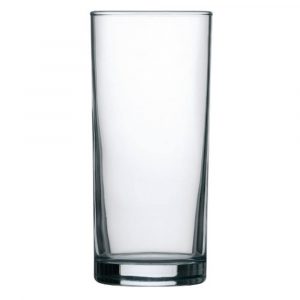 Arcoroc HiBall Glasses 340 ml/12 oz (Pack of 48), Clear, Glasswasher Safe, Large Pack of Hi Ball Glasses, Size: 147(H) x 66(Dia)mm, Highball Cocktail Juice Water Tall Drinking Tumblers, S060