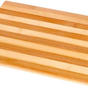 Bamboo Chopping Board – 20cm x 30cm, Made from Strong and Durable Bamboo, Wooden Cutting Board for Kitchens, Meat, Vegetables and Bread, Serving Tray, Kitchen Utensil Accessory