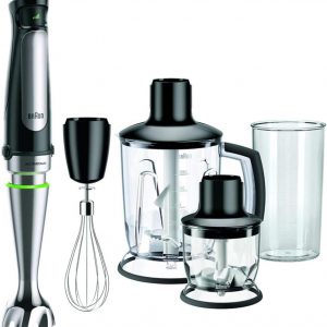 Braun House Hold MultiQuick 7 Black, MQ7045X Hand Blender, Mixer, ActiveBlade System, EasyClick Plus System, Splash Control