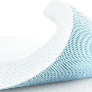 CHUN YI 3 inch Thick Double Memory Foam Mattress Topper With Anti-Slip Ventilated Hypoallergic Bamboo Cover, Soft Flexible Memory Foam Design For Pressure Relieving(7.5cm,135x190cm)