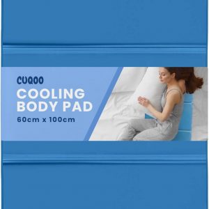 CUQOO Cooling Gel Body Pad Pillow Mat – Cooling Pillow to Help Increase Sleep Quality | Cool Sheets for Sleeping | Cool Pillows for Sleeping Cool Pads for Bed | Jelly Cooling Pads for Body Night Sweat