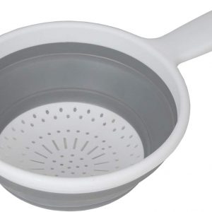 Creative Kitchen 3390 Colander, Plastic, Grey, White