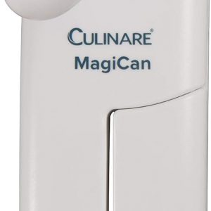 Culinare C10015 MagiCan Tin Opener, White, Plastic/Stainless Steel, Manual Can Opener, Comfortable Handle for Safety and Ease