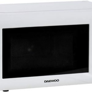 Daewoo KOR6N35S 800W, 20L Microwave | Easy Clean Stainless Steel Interior | 6 Power Levels | Manual 30 Minute Timer | Glass Turntable |- White…
