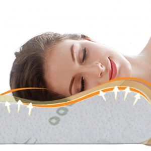 Ecosafeter 2024 New Upgrade Memory Foam Pillow- Cervical Orthopedic Deep Sleep Neck Pillow, Prime Supportive Washable Hypoallergenic Pillow