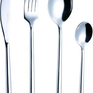 Exzact Cutlery Set Forged Stainless Steel 24pcs – 6 x Forks, 6 x Table Knives, 6 x Table Spoons, 6 x Teaspoons Flatware/Silverware/Home – Service for 6