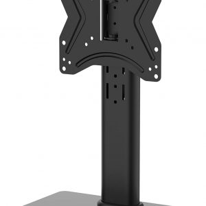 GRIFEMA GB1005-2 Universal Table Top Pedestal TV Stand for 17″-43″ LCD LED TVs, Height Adjustable TV Base Stand with Tempered Glass Base, Cable Management, Holds 30 KG & Max. VESA 200x200mm