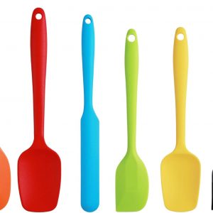GreenMingle Silicone Spatula [6 PCS] High Heat Resistant Non-Stick Rubber Spatulas Set, Food Grade Baking Spatulas & Oil Brush Kitchen Utensils for Baking, Cooking and Mixing