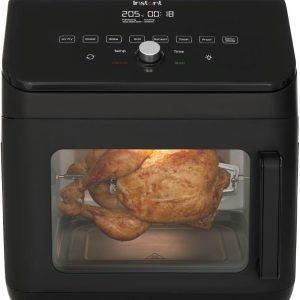 Instant Digital Large Air Fryer Oven with XXL Capacity and Easy to Use 9 Smart Programmes – Air Fry, Roast, Rotisserie, Grill, Bake, Toast, Reheat, Dehydrate & Proof, Black, 13L – 1700W