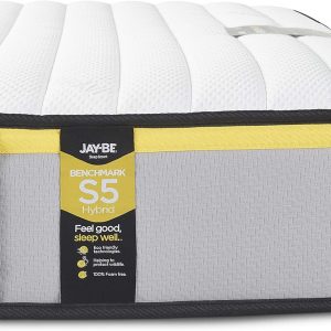 Jay-Be Benchmark S5 Hybrid Eco Friendly Mattress – Double, Grey