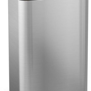 Joseph Joseph Intelligent Waste Titan Trash Compactor Kitchen Bin with Odour Filter, Holds Up to 90L After Compaction, Stainless Steel, 30L