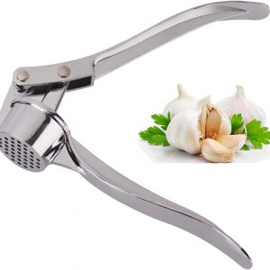 Jsdoin Professional Kitchen Garlic Press/Mincer/Crusher UK, Peeler Squeezer Heavy Duty Garlic Presser,User-Friendly Chopper, Easy to Clean and Durable