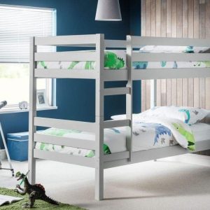Julian Bowen Camden Bunk Bed, Dove grey, Single