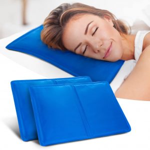 KEPLIN 2-Pack Large Cooling Gel Pillows (30x40cm) – Enhancing Sleep Quality, Alleviating Flu & Fevers, Relieving Migraine Headaches