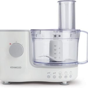 Kenwood Compact Food Processor, 1.4L Bowl, Blender, Emulsifying, Chopping Blade, Shredder Disc 400W, FP120, White