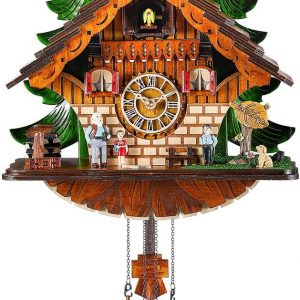 Kintrot Cuckoo Clock Traditional Black Forest Chalet Clock Handcrafted Quartz Clock Wall Decor