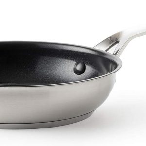 KitchenAid Stainless Steel 3-Layer Non-Stick 20 cm Frying Pan Skillet,
