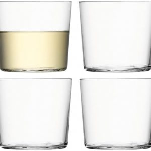 LSA International Gio Tumbler (low) 310 ml Clear | Set of 4 | Dishwasher Safe | GI16