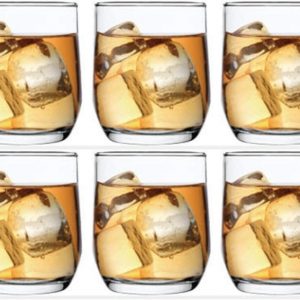 Lav Sude Tumbler Glass Set. Drinking Glasses. Pack of 6. 315 cc.