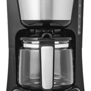 Morphy Richards 162501 Equip Filter Coffee Machine, Glass, 1000 W, 1.2 liters, Brushed Steel