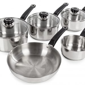 Morphy Richards 970002 Induction Frying Pan and Saucepan Set With