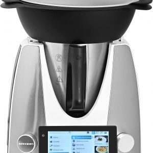 NewKern KE-7001 with Built-in Guided Recipes, Multi-Functional Food Processor, Smart Cooker, Blender, Stand Mixer, All-In-One Cooking Machine, with Steamer Set and Self-Cleaning Mode