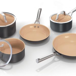 Ninja Extended Life 5-Piece Ceramic Cookware Set (20 & 24cm Frying