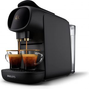 PHILIPS L’OR Barista Sublime Capsule Coffee Machine, Double Shot, 1 or 2 Cups, Full Coffee Menu, Black (LM9012/60)