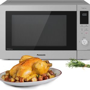 Panasonic NN-CD87KSBPQ Combination Microwave Oven, 34 Litres, Turntable, 1000W, Inverter, One Push Reheat, Genius Sensor, Junior Menu, LED Interior bulb, Stainless steel, Good Housekeeping Approved