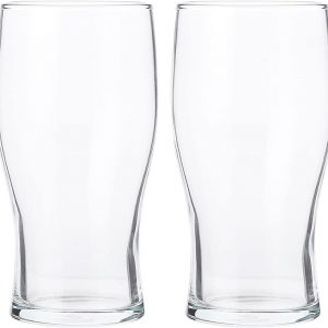 Pasabahce A1-ISCJ-UF2J Tulip Pint Beer Glass, 20oz Capacity, Pack of 4