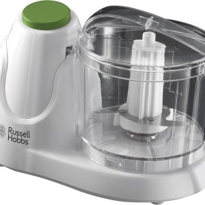 Russell Hobbs Food Collection Electric Mini Chopper, Dices & Purees Fruit & Vegetables – recipes included, 500ml, Removable dishwasher-safe bowl, lid & blade, Simple one-button operation, 75W, 22220