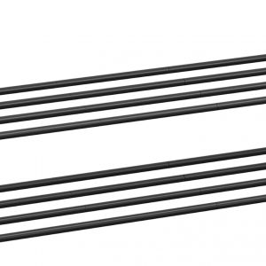 SONGMICS 2-Tier Shoe Rack, Shoe Storage Organiser, Metal Storage Rack, Fits 8 to 10 Pairs of Shoes, Stackable Shoe Shelf, for Hallway, Living Room, Bedroom, 30 x 92 x 34 cm, Black LSA12BK