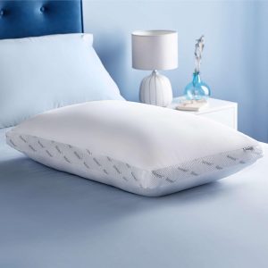 Silentnight Airmax Pillow – Air Mesh Sides Maximising Airflow Preventing Overheating for a Cool Night’s Sleep – Machine Washable and Hypoallergenic Bed Pillow, White