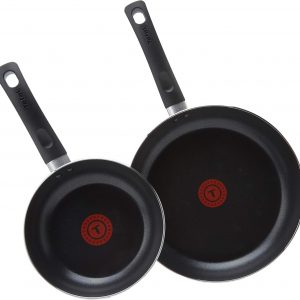 Tefal Taste Twin Pack, Aluminium Frying Pans, Pan Set, Pans 20 cm and
