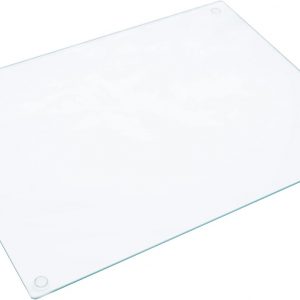 Tempered Glass Cutting Board, Extremely Durable, Long-Standing, Clear Glass, Scratch Resistant, Heat Resistant, Shatterproof, Extra Large 12X16