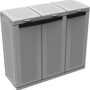 Terry, Ecocab 3, Cabinet for Selective Waste Collection, 3 Compartments – 102x39x88.7 cm