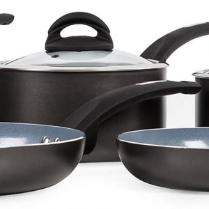 Tower T80303 Cerasure 5 Piece Pan Set with Non-Stick Coating, Suitable