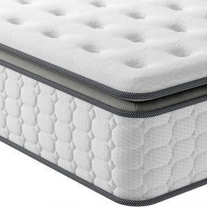 Vesgantti 3FT Single Mattress, 10.6 Inch Pocket Sprung Mattress Single with Breathable Foam and Individually Pocket Spring – Medium, Upgraded Pillow Top Collection