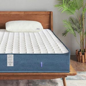 wowttrelax Double Mattress, 8 Inch 4FT6 20.5cm Double Pocket Sprung Memory Foam Mattress with Breathable Fabric, Medium Firm Feel – 7-Zone Orthopaedic Mattress