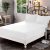 100% Egyptian Cotton Fitted Sheet, 400 Thread Count 30cm Deep Fitted Sheet Extra Deep Fitted Sheet – Fits Mattress Up to 12″ Deep Pocket (White, Double)