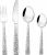32PCS Silverware Set, Heavy Duty Stainless Steel Flatware Set for 8, Food-Grade Tableware Cutlery Set, Utensil Sets for Home Restaurant, Mirror Finish, Dishwasher Safe
