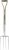 Spear & Jackson 4550DF Traditional Stainless Steel Digging Fork