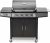 CosmoGrill Pro Deluxe 5 Gas Burner 4+1 Barbecue Grill, Stainless-Steel Warming Rack, Side-Burner, Built-in Temperature Gauge for Home Garden Party Outdoor Cooking (93411)